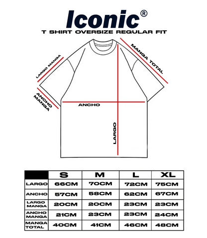 4X100 TSHIRT OVERSIZE REGULAR 20/1